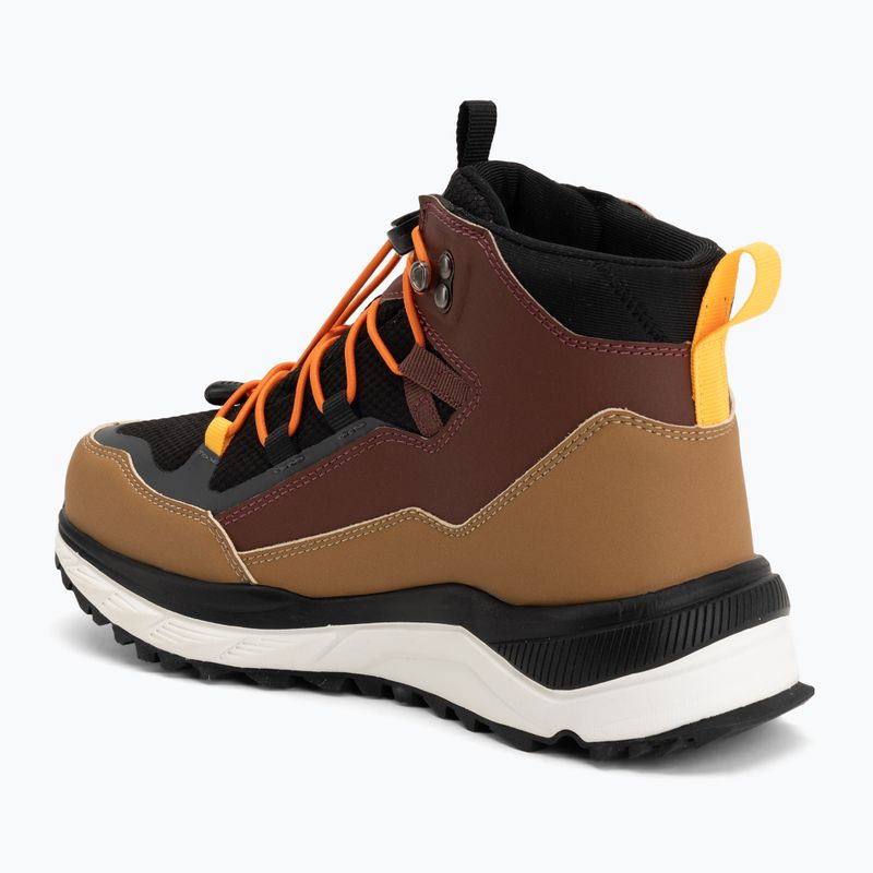 Children's snow boots KADVA RUBYE MID WP Brażowy/Czarny/Pomarańczowy 3
