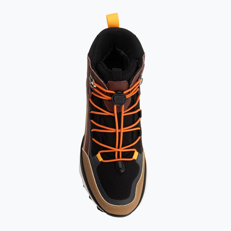 Children's snow boots KADVA RUBYE MID WP Brażowy/Czarny/Pomarańczowy 5
