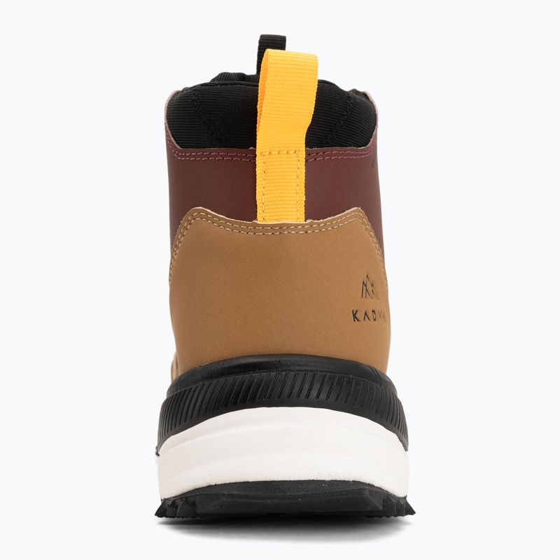 Children's snow boots KADVA RUBYE MID WP Brażowy/Czarny/Pomarańczowy 6