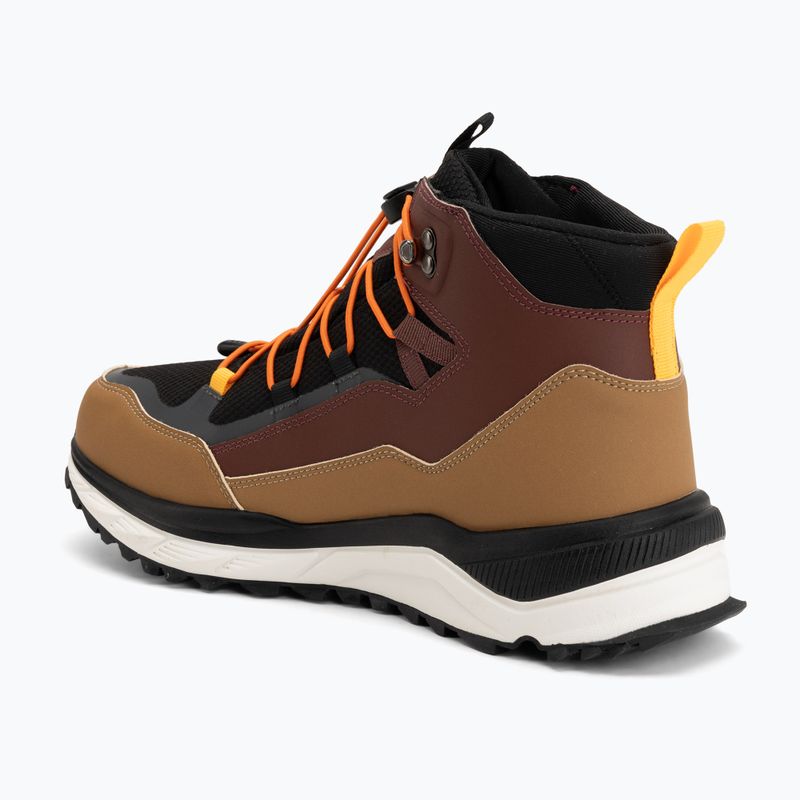 Men's snow boots KADVA RUBYE MID WP Brażowy/Czarny/Pomarańczowy 3