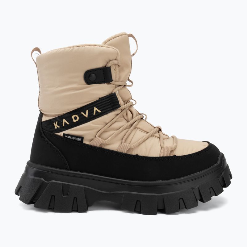 Women's snow boots KADVA BIGRA HG WP WMNS Beige/Black 2