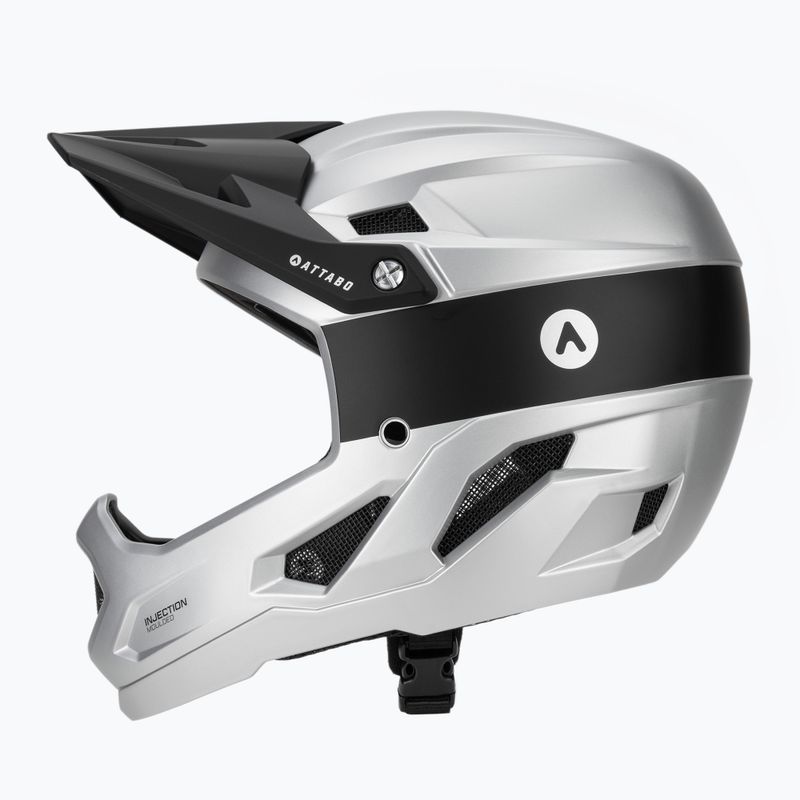 Bike helmet ATTABO State 1.0 full face silver 3