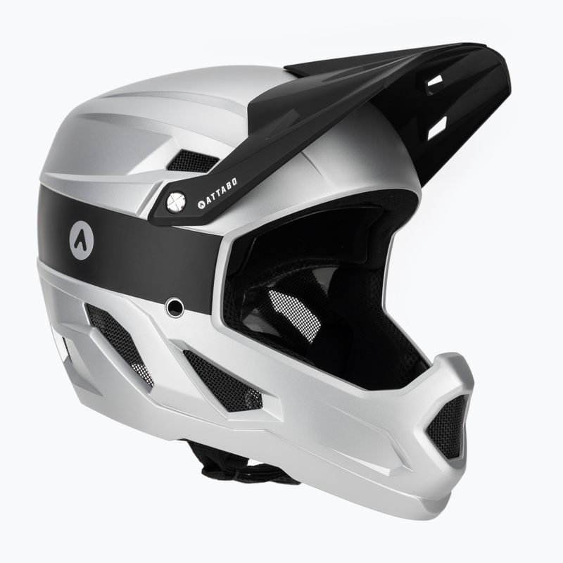 Bike helmet ATTABO State 1.0 full face silver 9