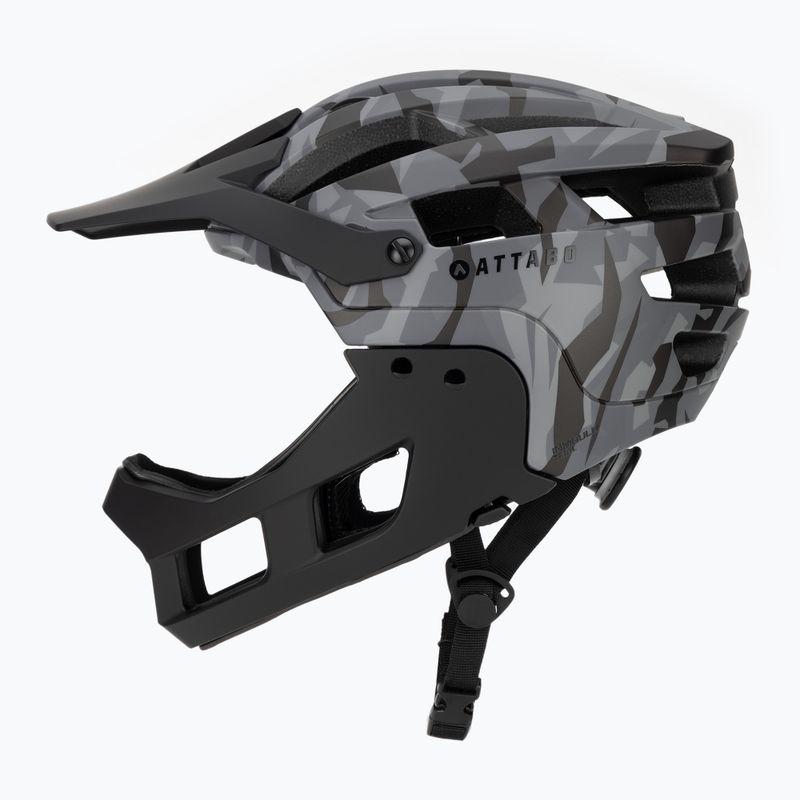 Bike helmet ATTABO  State 2.0 full face gray 3