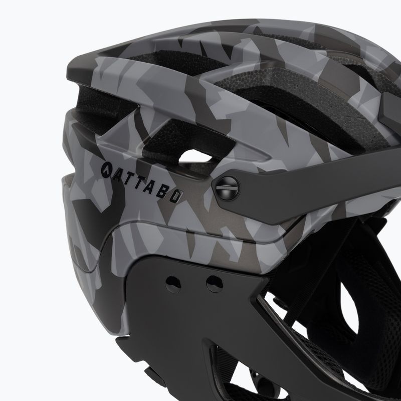 Bike helmet ATTABO  State 2.0 full face gray 10