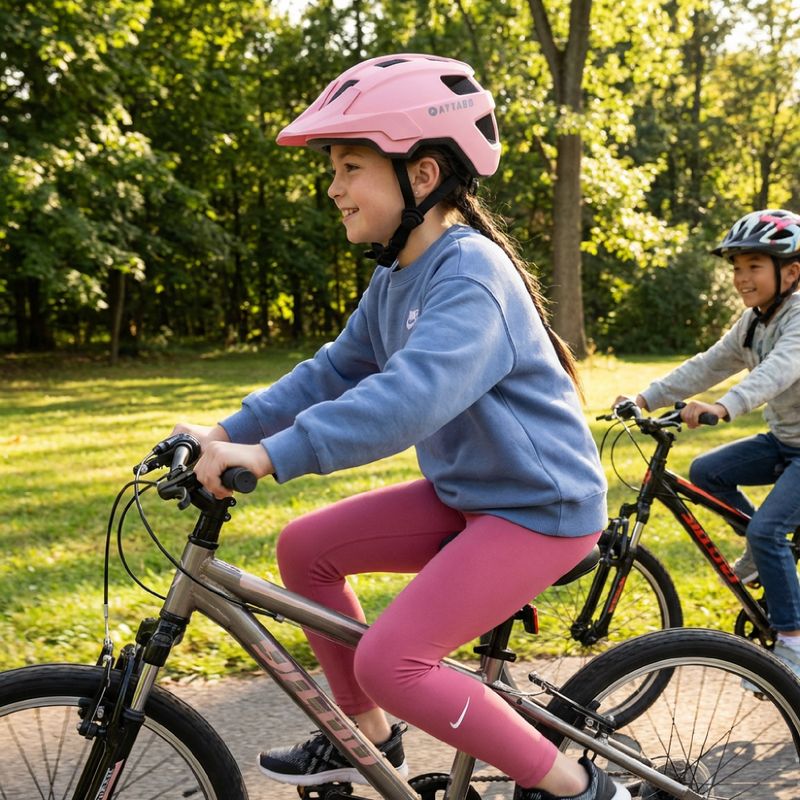 Children's bike helmet ATTABO Khola pink 5