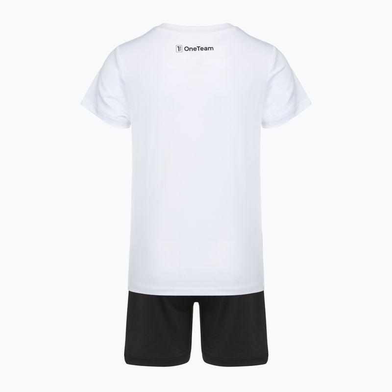Children's football kit OneTeam Precision Set shirt and shorts white 7