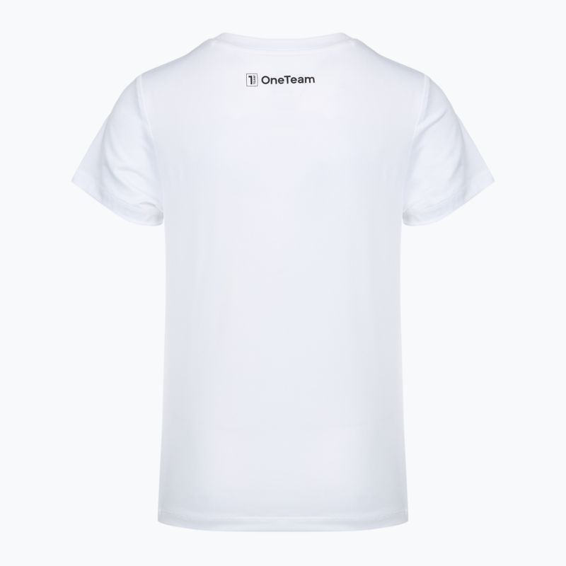 Children's football kit OneTeam Precision Set shirt and shorts white 9