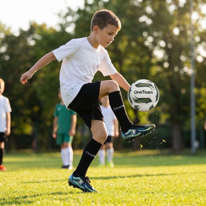Children's football kit OneTeam Precision Set shirt and shorts white 13