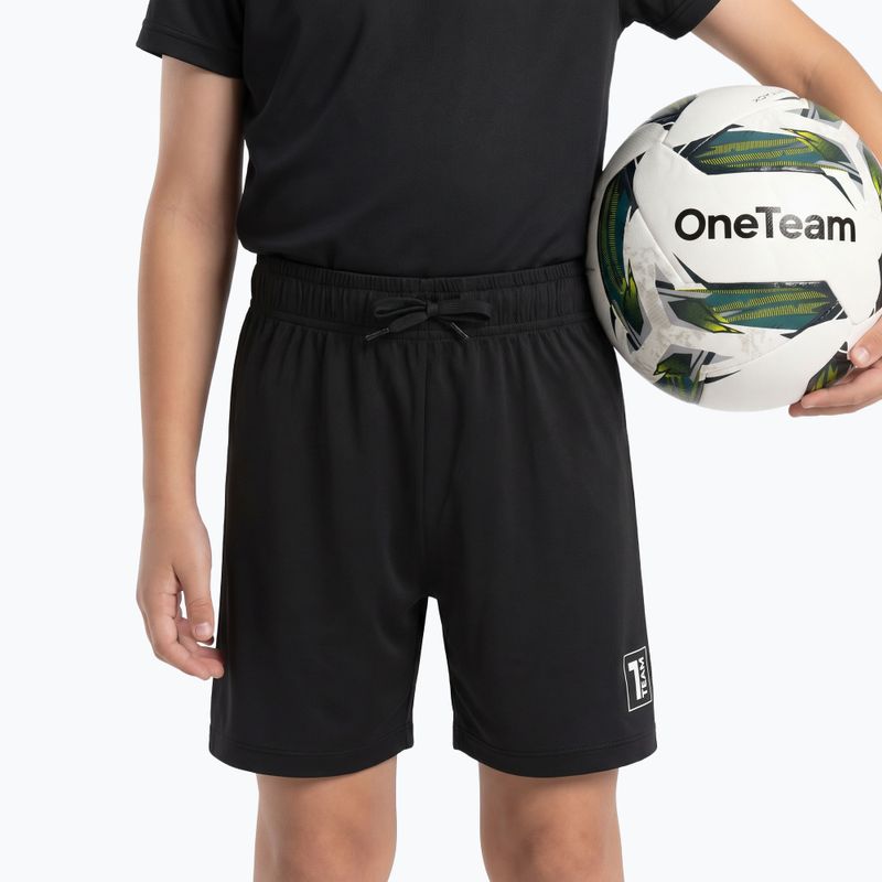 Children's football kit OneTeam Precision Set shirt and shorts black 5