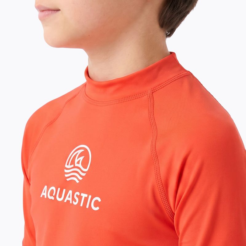Children's T-shirt AQUASTIC Rimos UV 50+ UPF orange 4