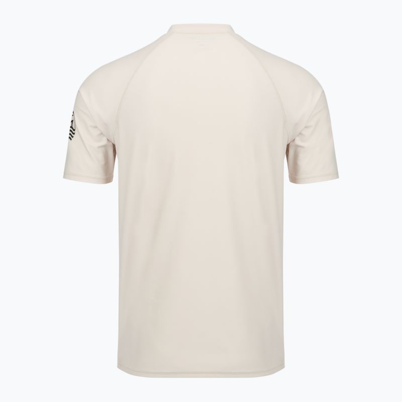 Men's T-shirt AQUASTIC Rimos UV 50+ UPF beige 2