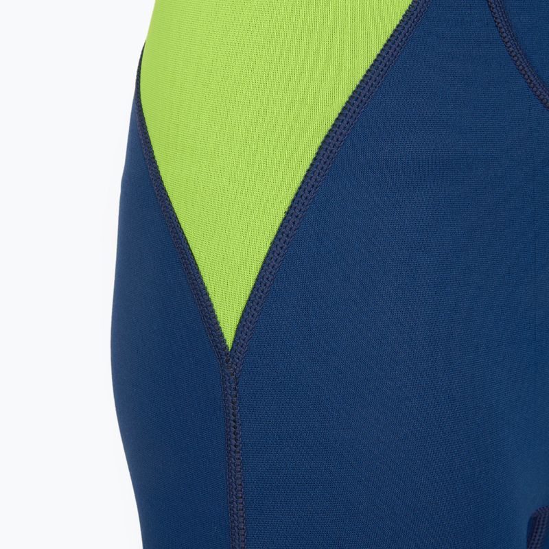Children's wetsuit AQUASTIC Wavey Jrb 2 mm green/navy blue 7