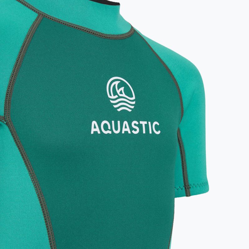 Children's wetsuit AQUASTIC Wavey Jrg 2 mm turquoise 5