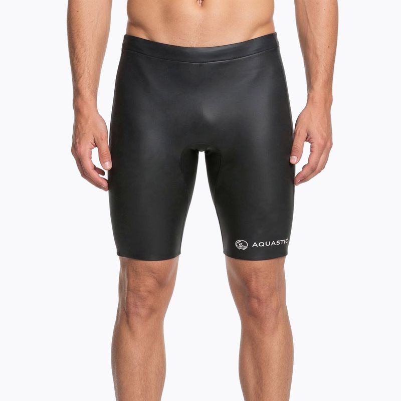 Men's neoprene shorts AQUASTIC OceanFlex 5/3 mm GLIDE SKIN black 3