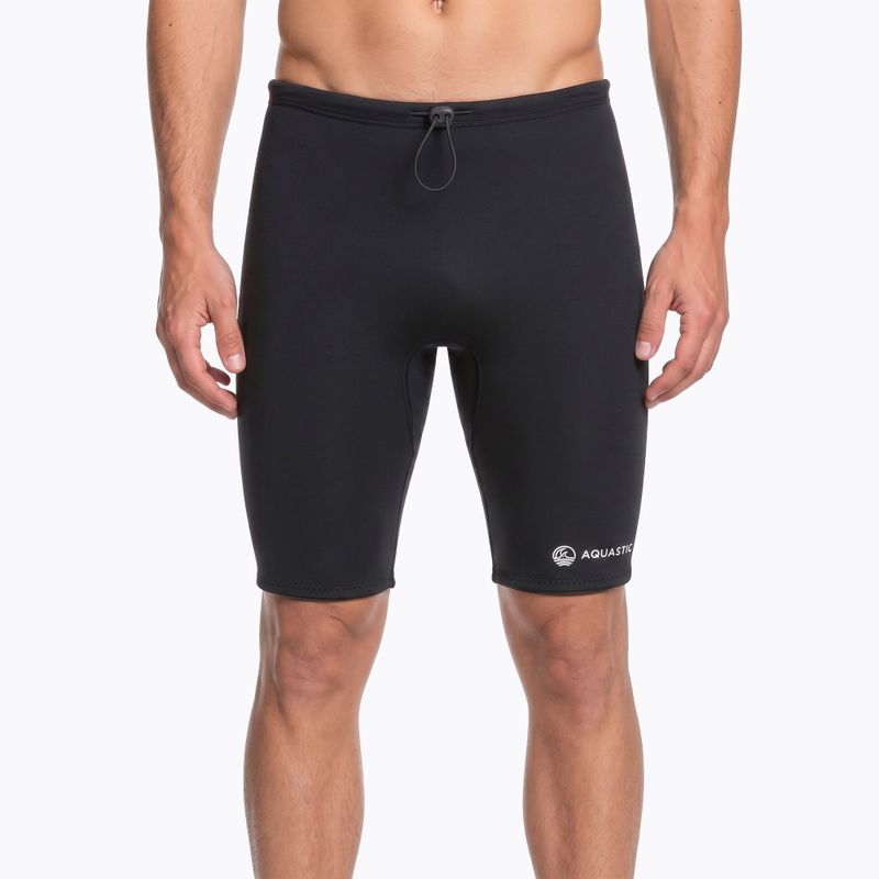 Men's neoprene shorts AQUASTIC SeaFlex 2.0 mm black 3