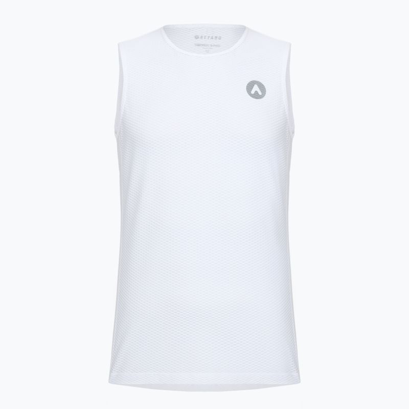 Men's cycling base layer ATTABO Essential 2 pcs. white 2