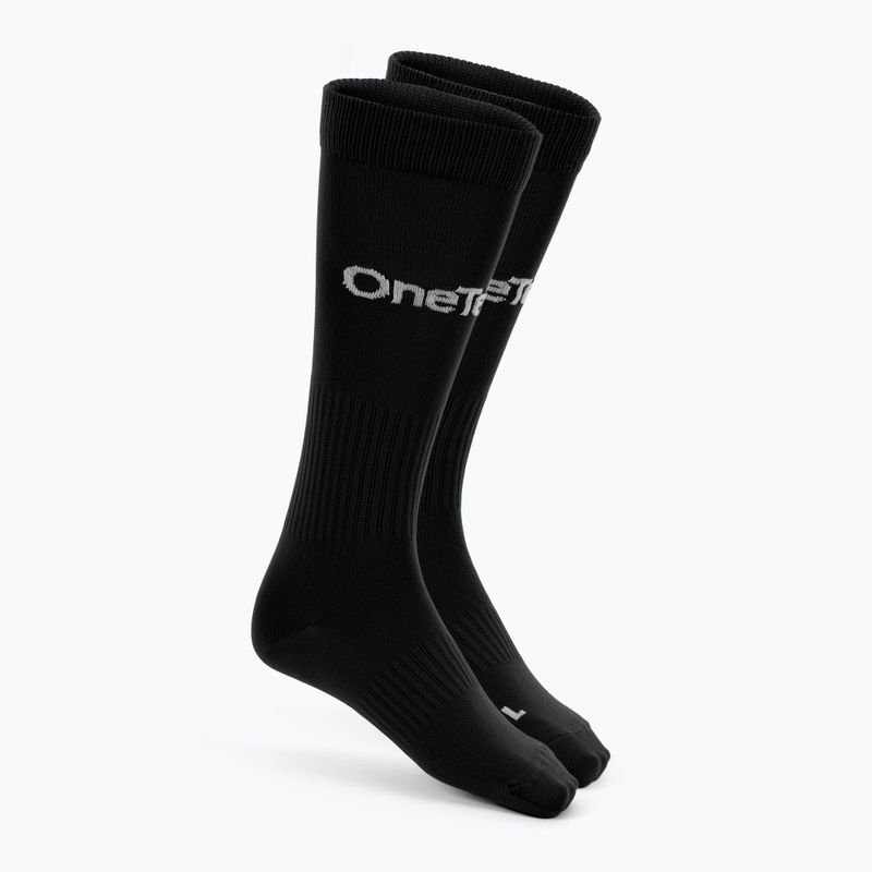 Children's football socks OneTeam Precision football socks set 2-pack black