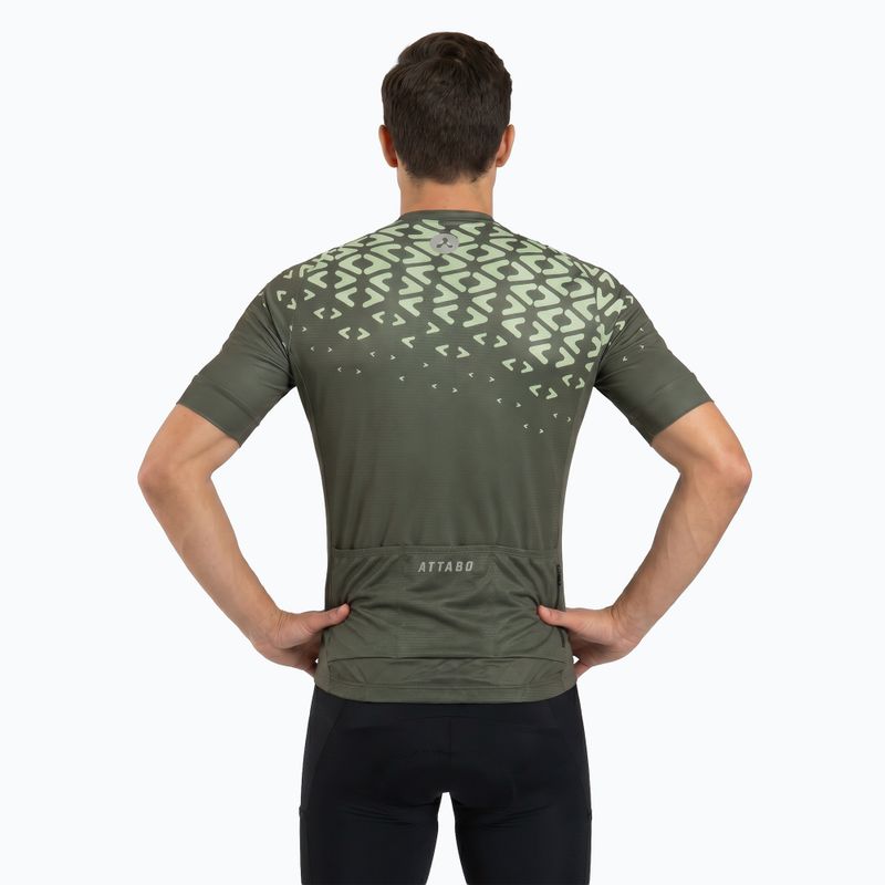 Men's cycling shirt ATTABO Tevi green 2