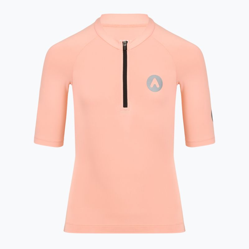 Children's cycling jersey ATTABO TEVRA JR short zip pink 8