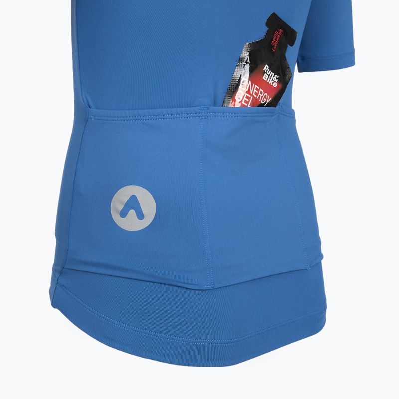 Children's cycling jersey ATTABO TEVRA JR short zip blue 13