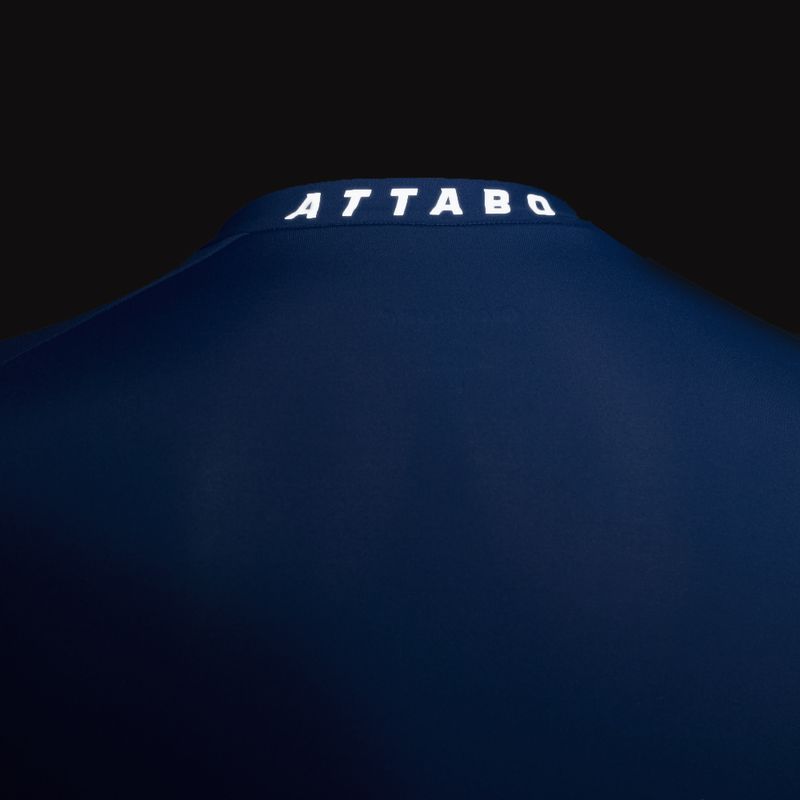 Men's cycling jersey ATTABO TEVRA short zip navy blue 16