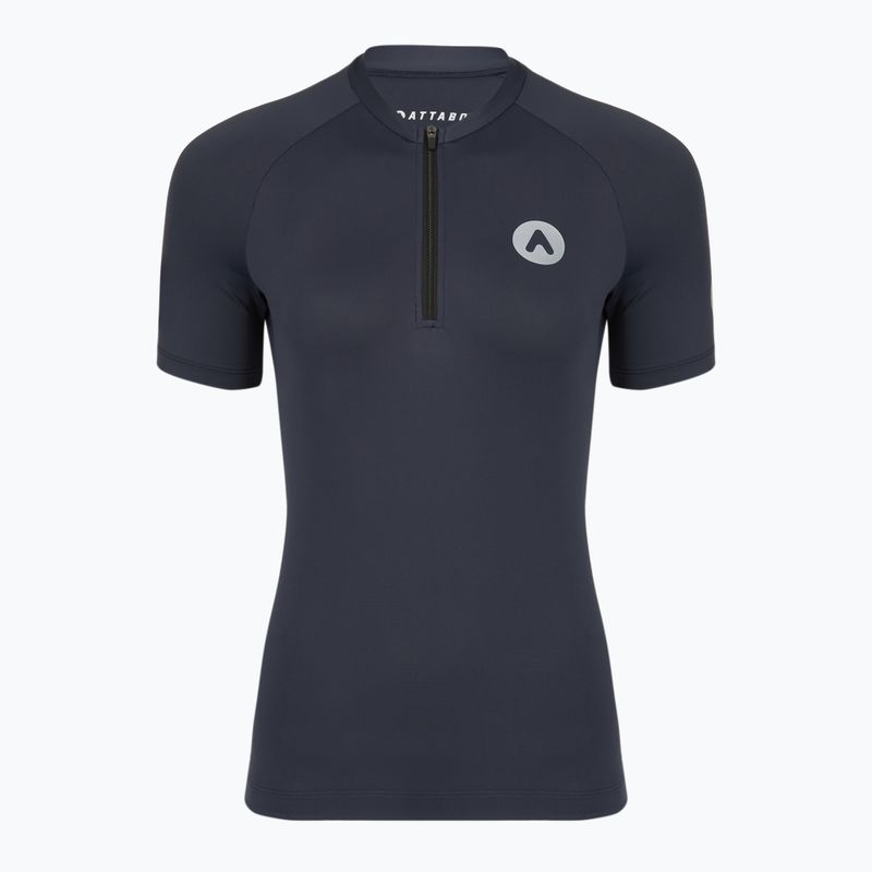 Women's cycling jersey ATTABO TEVRA short zip black 6