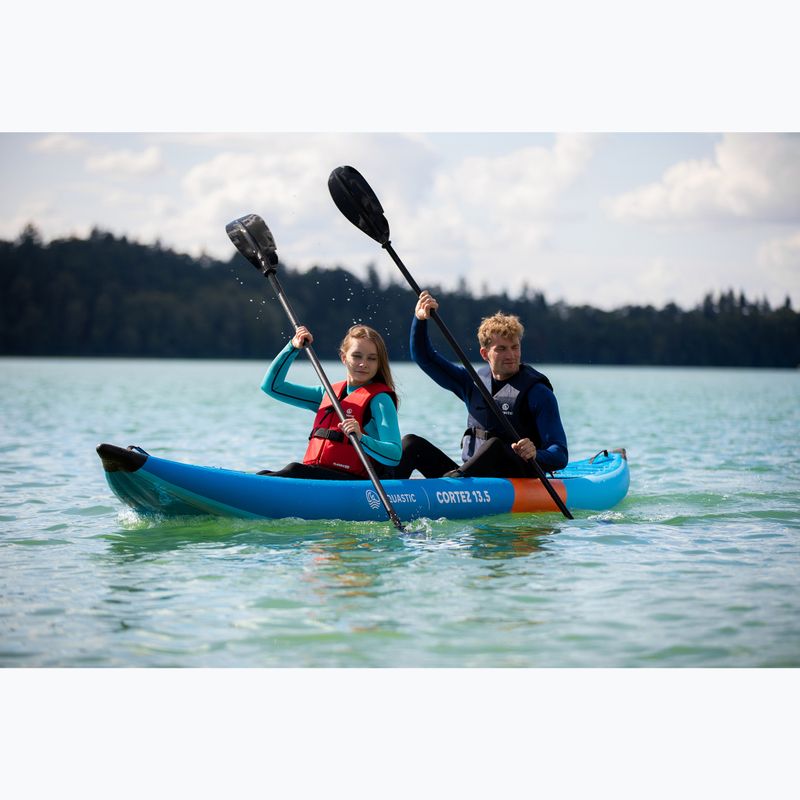 AQUASTIC Cortez 13'5" 410 cm blue 2-person inflatable kayak 19