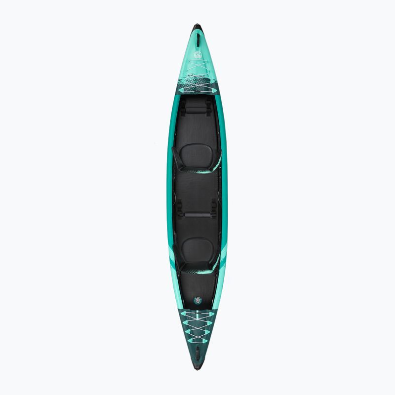 AQUASTIC Cortez 13'9" 420 cm green 2-person high-pressure inflatable kayak 2