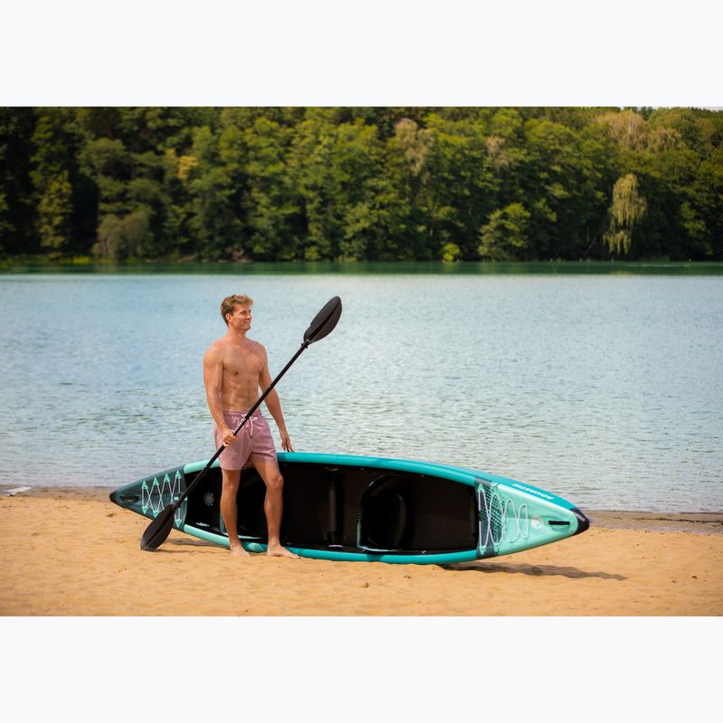 AQUASTIC Cortez 13'9" 420 cm green 2-person high-pressure inflatable kayak 17