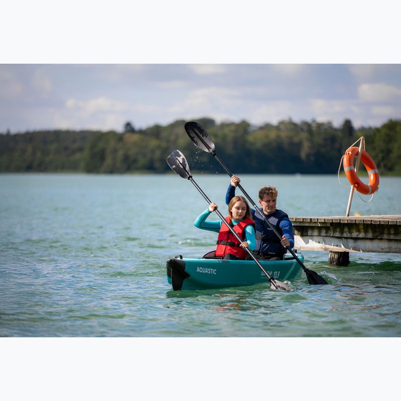 AQUASTIC Cortez 13'9" 420 cm green 2-person high-pressure inflatable kayak 18