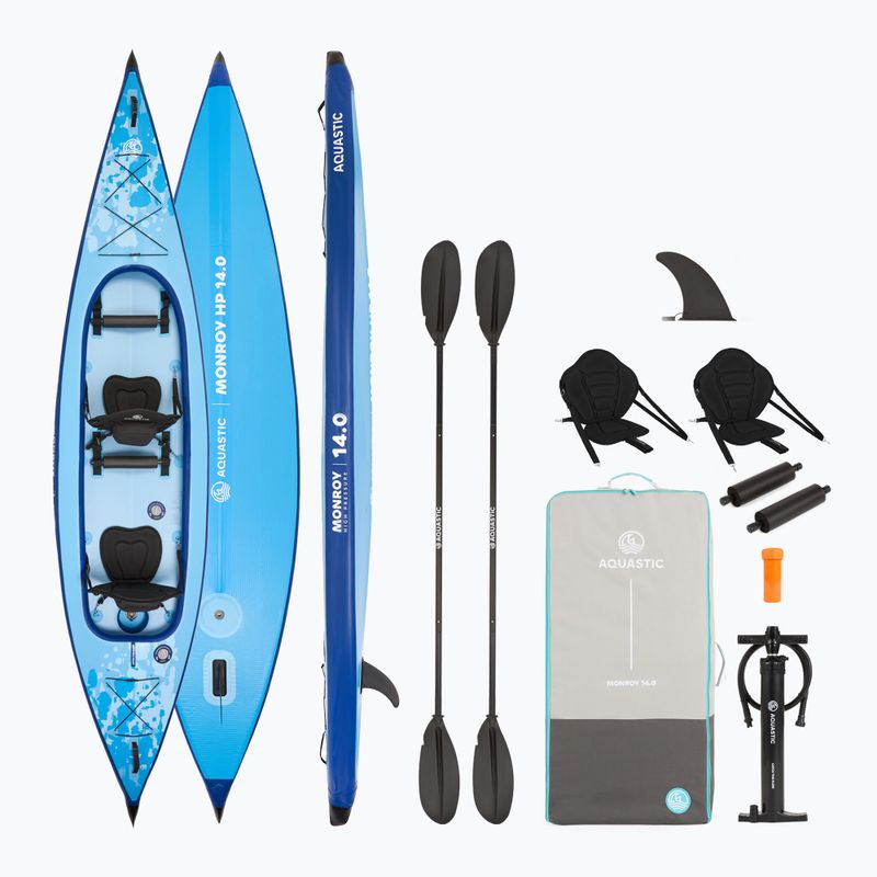 AQUASTIC Monroy 14'0" 427 cm blue kayak/SUP hybrid