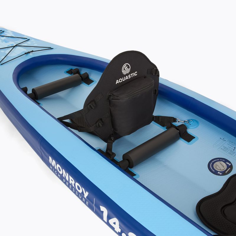 AQUASTIC Monroy 14'0" 427 cm blue kayak/SUP hybrid 6