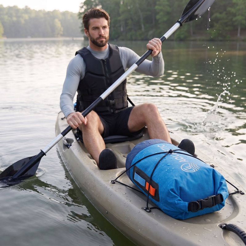 Water resistant bag AQUASTIC Dry Bag 8 l Nylon/TPU blue 2