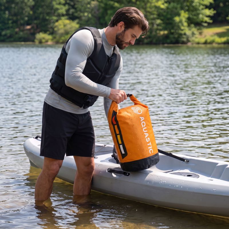 Water resistant bag AQUASTIC Dry Bag 20 l Nylon/TPU orange 2