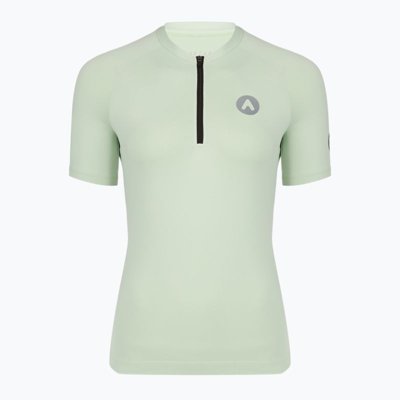 Women's cycling jersey ATTABO TEVRA short zip mint 8