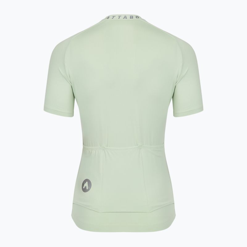 Women's cycling jersey ATTABO TEVRA short zip mint 9