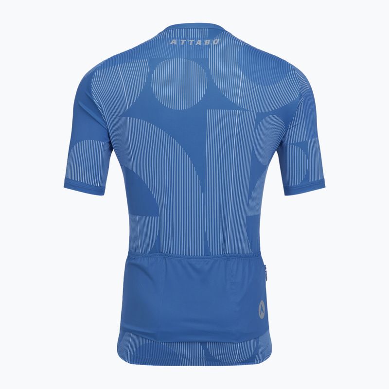 Men's cycling shirt ATTABO Vites navy blue 2