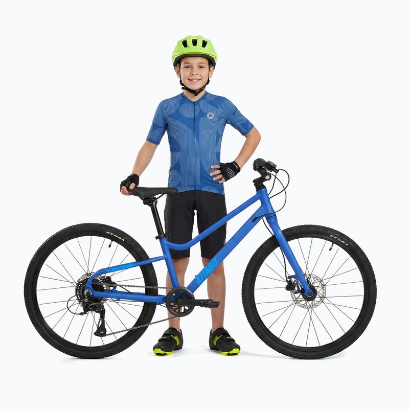 Children's cycling shirt ATTABO Vites navy blue 5