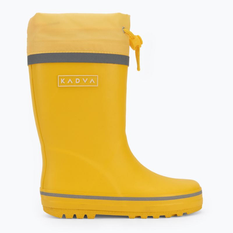 Children's wellington boots KADVA PuddleProof JR with reflective elements yellow 5