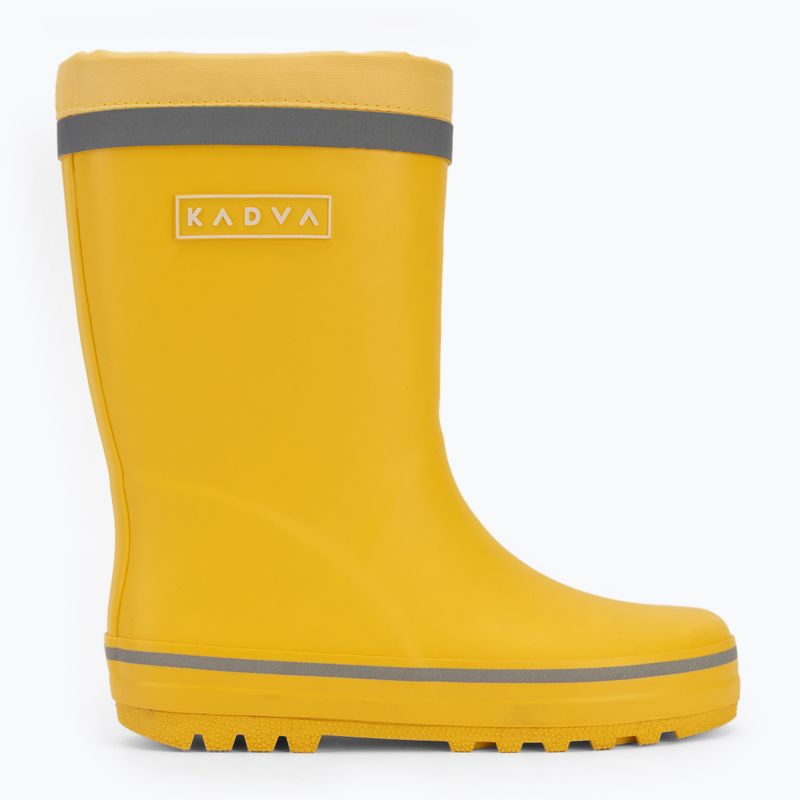 Children's wellington boots KADVA PuddleProof JR with reflective elements yellow 12