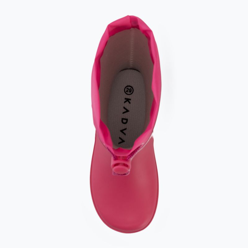 Children's wellington boots KADVA PuddleProof JR with reflective elements pink 8