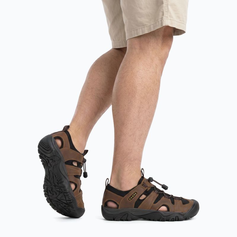 Men's travel sandals KADVA Strike Vent brown 2