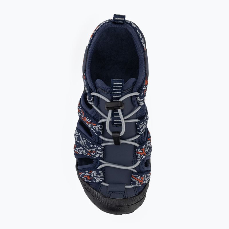 Children's hiking sandals KADVA Vitra T navy blue 5
