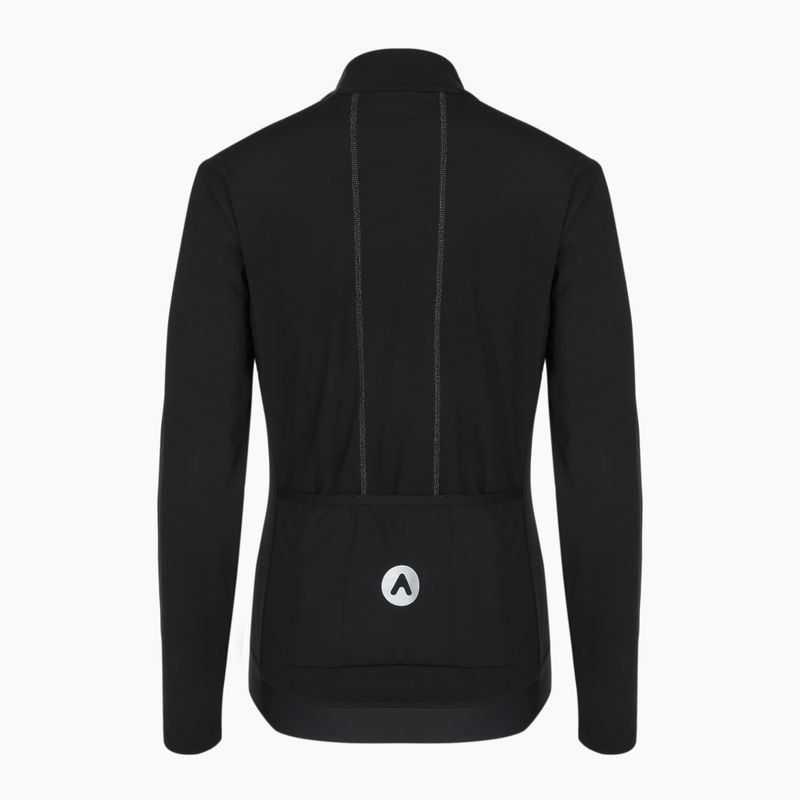 Women's cycling sweatshirt ATTABO FLEERO REF insulated black 10