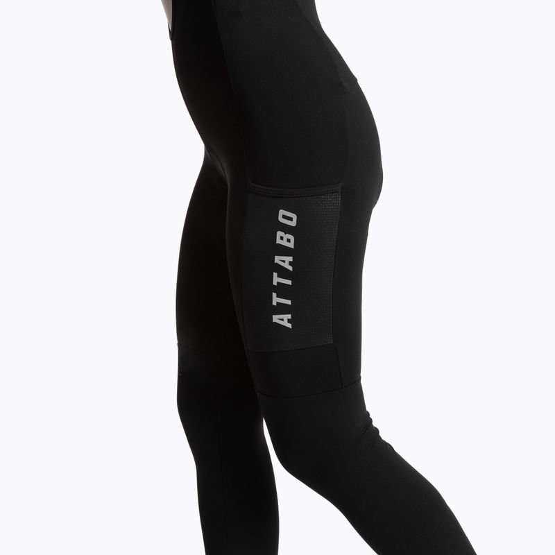 Women's cycling trousers ATTABO OFREE CARGO insulated black 6
