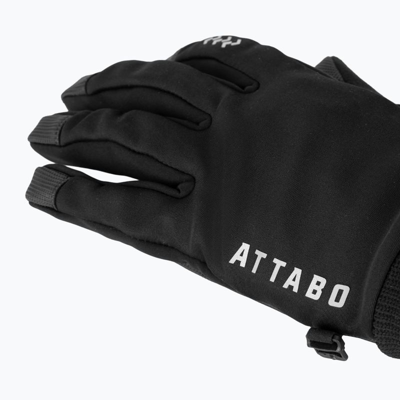 Cycling gloves ATTABO LOREEF GLOVES windpfoor insulated black 5