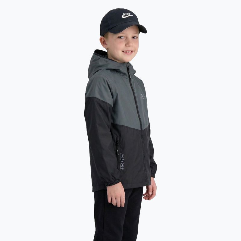 Children's rain jacket KADVA Fory Jrb grey 3