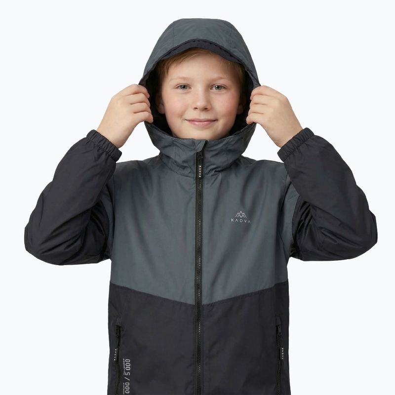 Children's rain jacket KADVA Fory Jrb grey 5
