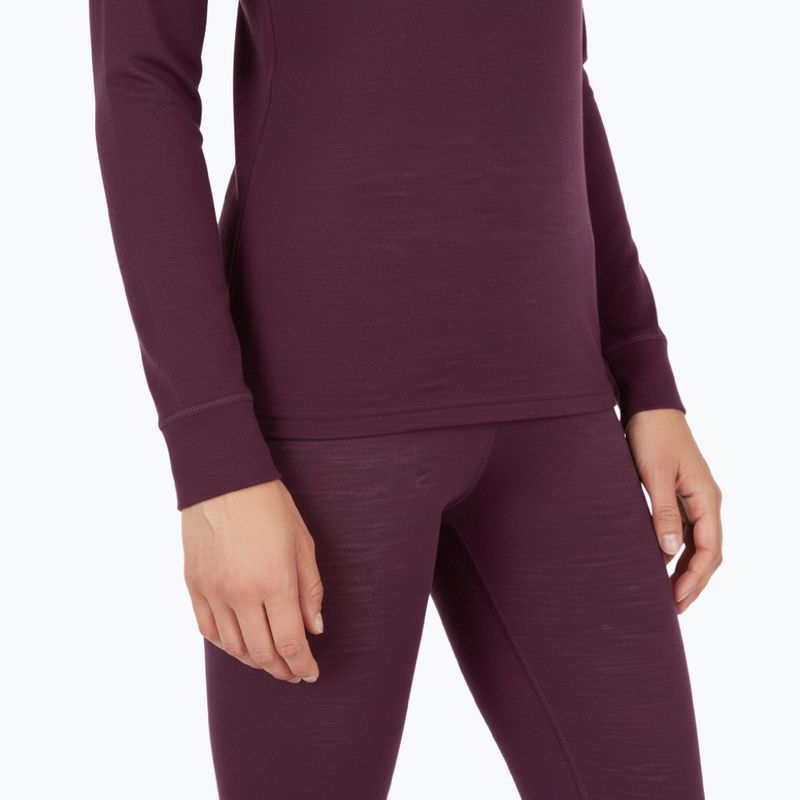 Women's thermal underwear set WOOLCANO Merino SET0543 purple 4